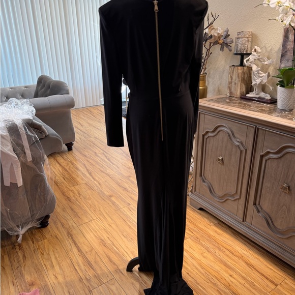 Zhivago Dresses & Skirts - Zhivago Black Maxi Dress with Gold Zipper